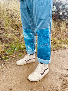 The cord crafter pant - Denim Blue wash