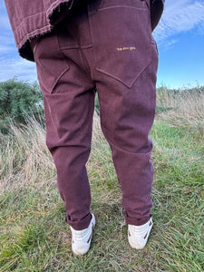 Palm taper pant - Wine
