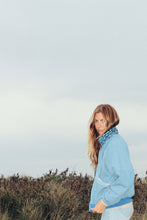 Denim flower  bomber