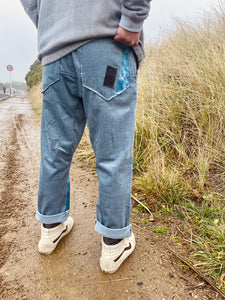 The cord crafter pant - Denim Blue wash