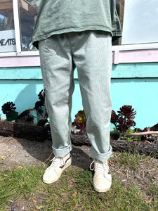 Swell cord pant in  light aqua - Limited Edition